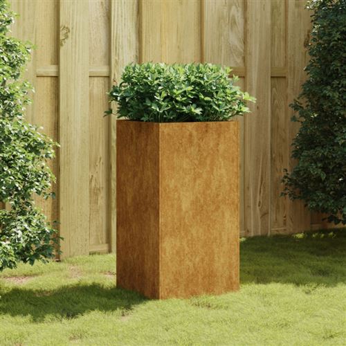 Vidaxl Jardinière 40X40x80 Cm Acier Corten - Image 2