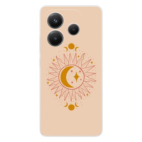 Coque en silicone imprimée compatible Xiaomi Redmi Note 14 5G Zénith