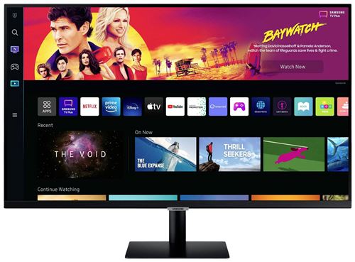 Samsung S32BM700UU - M70B Series - LED-monitor - Smart - 32 - 3840 x 2160 4K @ 60 Hz - VA - 300 cd/m² - 3000:1 - HDR10 - 4 ms - 2xHDMI, USB-C - luidsprekers - zwart