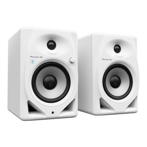 Paire D'Enceintes De Monitoring Pioneer Dj Dm-50D-Bt-W - Bluetooth - Bass Reflex - 2X25W - Mode Dj Ou Production - Blanc