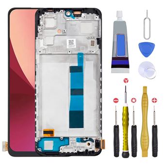 Ecran Complet Remplacement pour Xiaomi Redmi Note 12 4G 23021RAAEG + Colle +Kit - 1