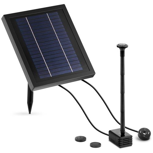 Uniprodo Pompe solaire pour bassin - 250 l/h - LED