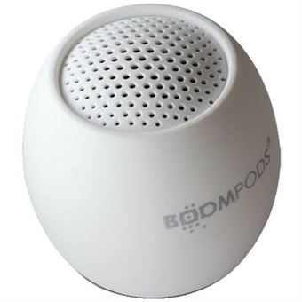 Boompods Zero Talk Enceinte Bluetooth  Alexa intégré directement,  fonction mains libres, anti-chocs, étanche à leau blanc - Enceinte sans fil  - Achat & prix