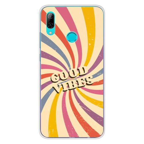 Coque en silicone imprimée compatible Huawei Honor 10 Lite Good vibes