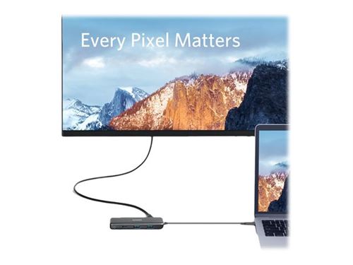 Anker Premium 7-in-1 USB-C Hub - Station d'accueil - USB-C - HDMI