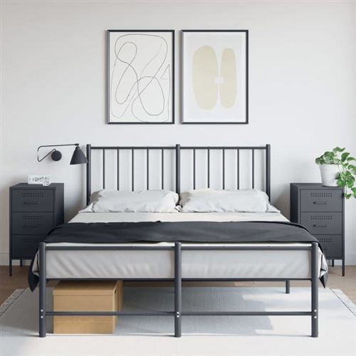 Non Communiqué Or Vidaxl Tables De Chevet 2 Pcs, Armoires De Lit Avec Pieds, Tables De Nuit Avec Tiroirs, Armoires De Nuit Chambre, Anthracite 843083