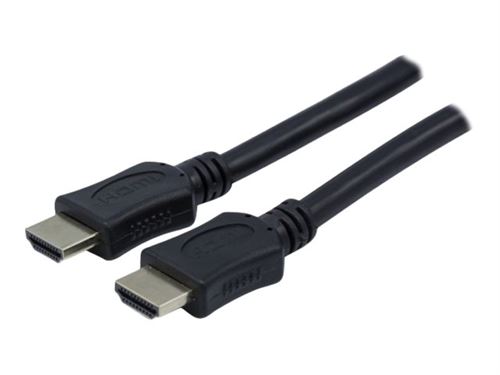 exertis Connect - High speed - câble HDMI avec Ethernet - HDMI prise pour HDMI prise - 10 m - noir - prend en charge la 4K (4096 x 2160)