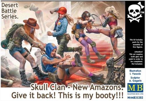 Desert Battle Series. Skull Clan-new Amazons - 1:35e - Master Box Ltd.