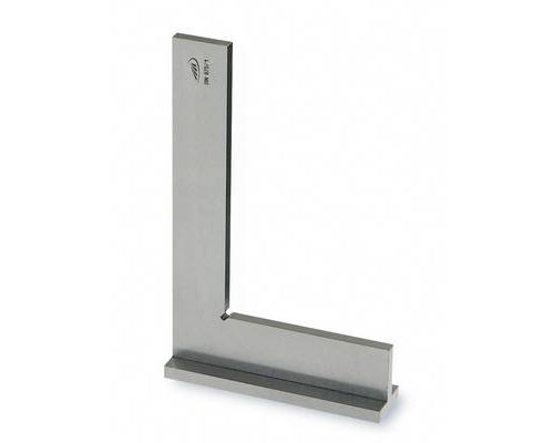 HELIOS PREISSER Equerre d'atelier avec but&eacute;e DIN 875/1m. A. 75x50mm HP