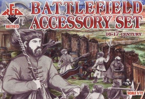 Battlefield Accessory Set,16th-17th Cent - 1:72e - Red Box