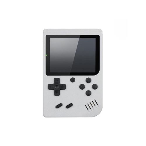Shop-Story - Console de jeux portable avec 400 jeux retro couleur blanc