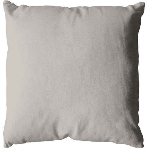 Enjoy Home - Coussin uni effet Bachette déhoussable - 40 x 40 cm - Taupe