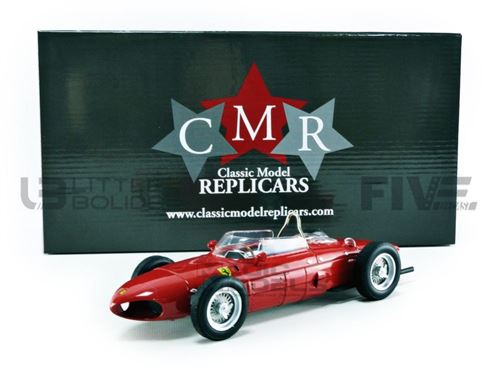 Voiture Miniature de Collection CMR 1-18 - FERRARI 156 F1 Sharknose - Plain Body - Red - CMR165