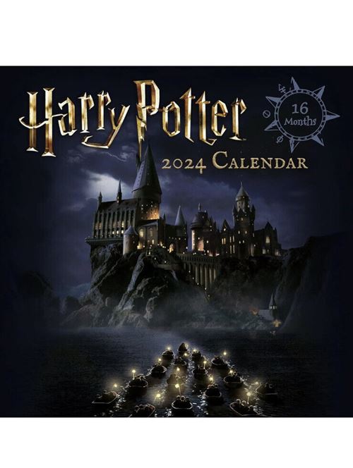 Harry Potter Carré Calendrier 2024 Mural Planificateur Journal Cadeau  Poudlard