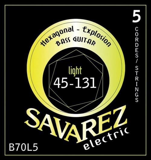 Savarez Hexagonal Explosion 5 Cordes Light B70L5