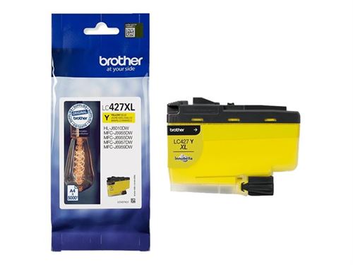 Brother LC427XLY - Hoge capaciteit - geel - origineel - inktcartridge - voor Brother HL-J6010, MFC-J4335, MFC-J4340, MFC-J4345, MFC-J4440, MFC-J4535, MFC-J4540