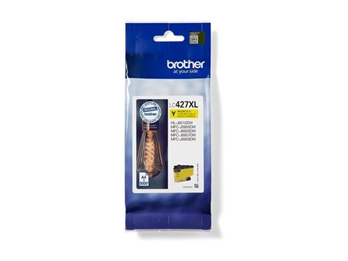Cartouche d encre Brother LC427XLY Jaune pour HL-J6010DW MFC-J5955DW MFC-J6955DW MFC-J6957DW
