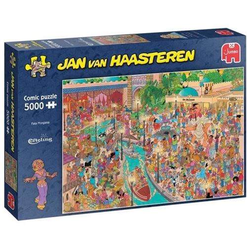 Puzzle - Jumbo - Efteling Fata Morgana 5000 Pcs - Puzzles Jan Van Haasteren, Qualité Et Style Unique