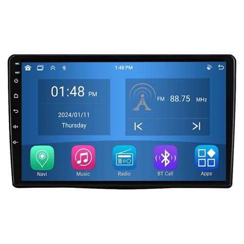 Autoradio RoverOne® Bluetooth CarPlay Android Auto Navigation 4Go RAM 64Go ROM pour Fiat 500L 2012-2017