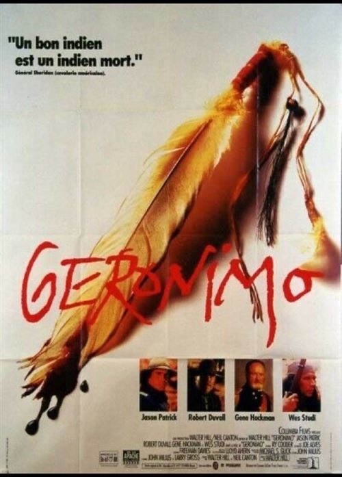 Affiche de Cinéma Originale - Geronimo: An American Legend - 1993 - jason Patric - 120x160cm
