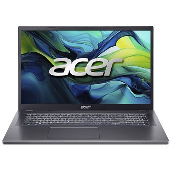 Acer Aspire 17 A17-51M - Intel Core i7 - 13620H / jusqu'à 4.9 GHz - Win 11 Home - UHD Graphics - 16 Go RAM - 1.024 To SSD NVMe - 17.3" IPS 1920 x 1080 (Full HD) - Wi-Fi 6E - gris acier - clavier : Français - 1