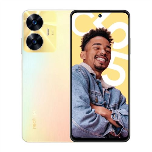 Realme C55 - 4G smartphone - double SIM - RAM 6 Go / Mémoire interne 128 Go - microSD slot - 6.72