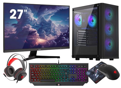 VIST Gaming Ryzen 7 5700G - RAM 32Go - RX VEGA - SSD 1To M.2 - WIFI - 27 - Windows 11 Pro