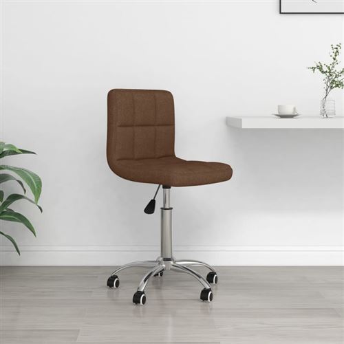 Vidaxl Marron Chaise De Bureau Pivotante - Image 3