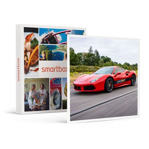 SMARTBOX - Coffret Cadeau Stage de pilotage : 2 tours sur le circuit de Chambley en Ferrari 488 GTB, Lamborghini Huracan ou Porsche 911 GT3-Sport & Aventure