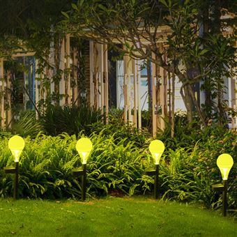 10€01 sur Lampes solaires extérieur à LED étanches FONGWAN pour le jardin,  allée, porche, patio - Luminaires extérieur - Achat & prix