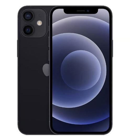 iPhone 12 Mini 5,4 256 Go noir Reconditionnné avec Batterie neuve