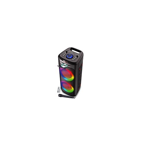 Non Communiqué Enceinte Autonome Lumineuse Avec Lecteur Cd Inovalley Ms06-Cd-Xxl - Bluetooth 5.0 / Usb - 1000W - Karaoké, Radio Fm