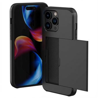 imoshion Coque arrière avec porte-cartes pour  iPhone 15 Pro Max - Noir - 1