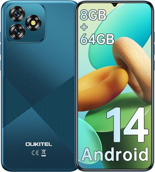 4G Smartphone OUKITEL C53 6.6 64Go dual sim-BLEU