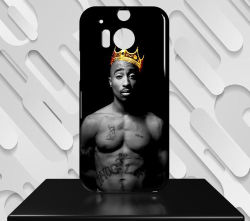 Coque Design HTC ONE M8 TUPAC SHAKUR - Réf 14