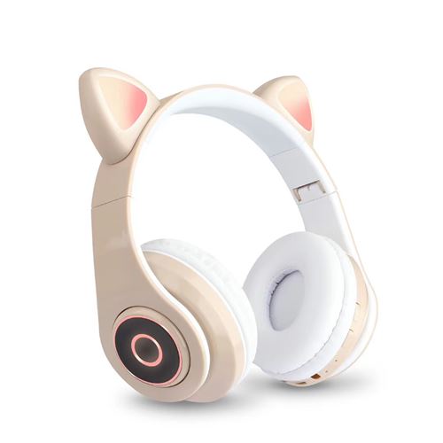 Casque sans fil G003 Bluetooth 5.0 pliable Stéréo Sport - Rose