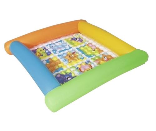 Bestway tapis de jeu gonflable 132 x 23 cm multicolore