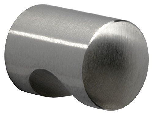 Bouton à encoche DIDHEYA Ø 20 mm - inox massif brossé - I-126/30120