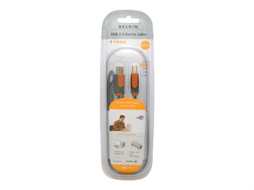 Belkin PRO Series Hi-Speed USB 2.0 Device Cable - câble USB - 3 m
