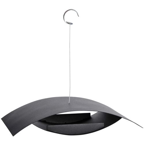 Esschert Design Mangeoire à oiseaux suspendue Noir S FB437