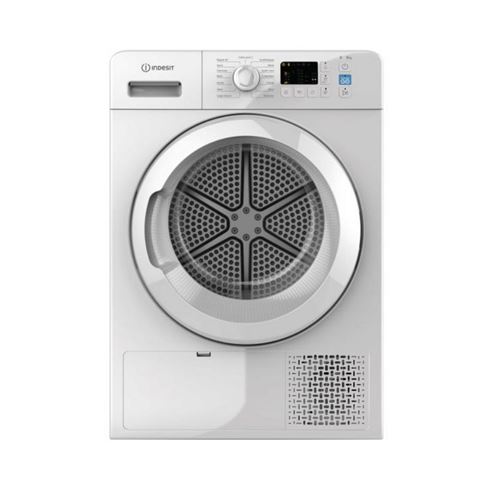 Indesit YT CM10 8B FR1 - Sèche-linge - indépendant - largeur : 59.5 cm - profondeur : 64.9 cm - hauteur : 84.9 cm - chargement frontal - blanc