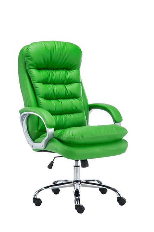 CLP Fauteuil de bureau Big Vancouver similicuir , Vert