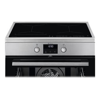 Electrolux SurroundCook 600 EKI64859BX - Cuisinière - pose libre - largeur : 59.6 cm - profondeur : 60 cm - hauteur : 85 cm - avec système auto-nettoyant - acier inoxydable
