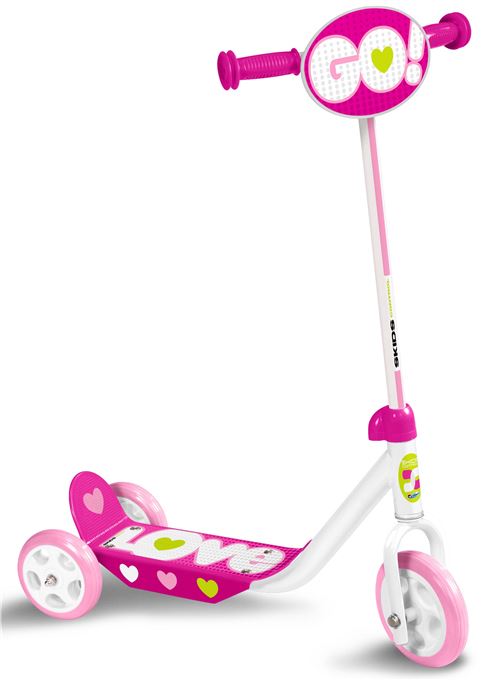 Skids Control kinderstep Love Fille Rose/Blanc