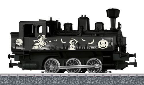 Marklin décoration de fête Halloween locomotive à vapeur noire