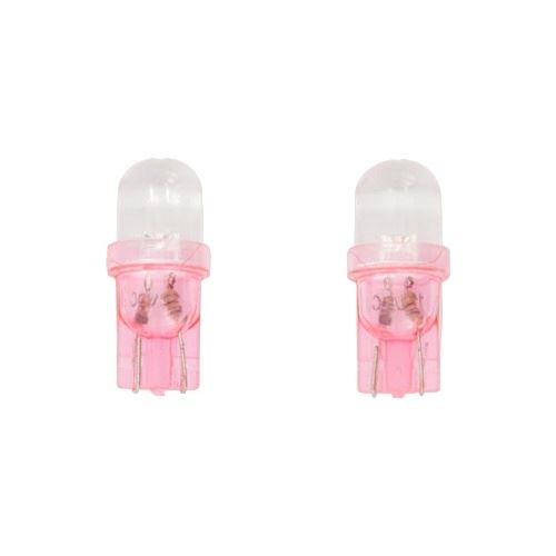 AutoStyle Lampe de voiture T10 12 Volt 5 Watt 2 pièces rose