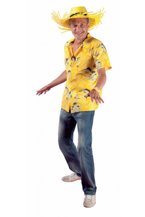 Chemise hawaienne jaune