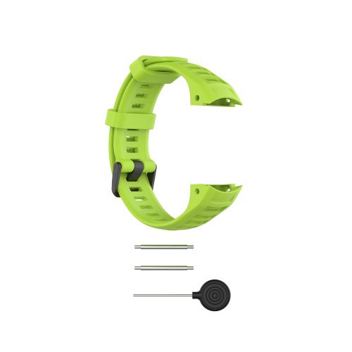 Bracelet Sport en silicone remplacement pour Garmin Instinct - Vert clair