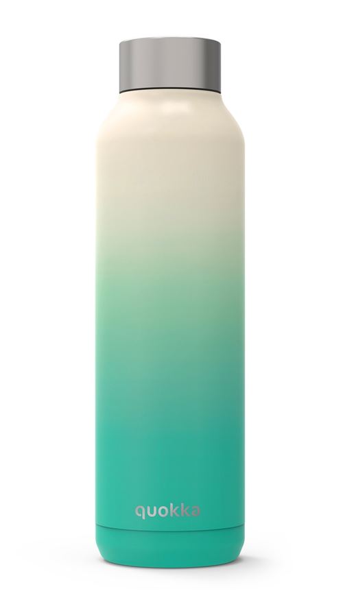 Quokka bouteille en acier inoxydable SolidSeashore 630 ml vert/blanc