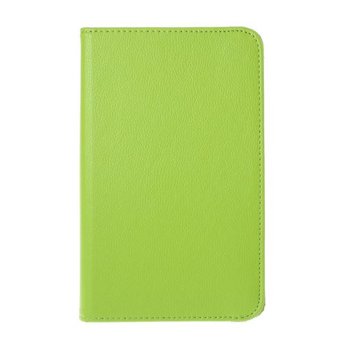 Etui en PU texture de litchi avec support rotatif à 360° vert pour votre Samsung Galaxy Tab A 8.4 T307 (2020)